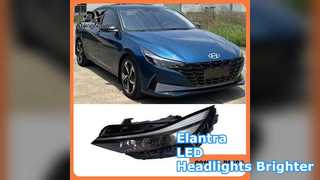 Hyundai Elantra LED Headlights 2021-2024 Brighter